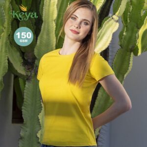 Camiseta color de mujer Keya W150 para personalizar