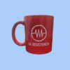 Taza roja personalizada La Resistencia