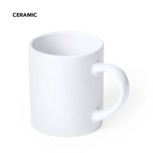 Taza publicitaria de cerámica blanca de 250ml - DAIMY