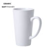 TAZA KORPUS-6311 Taza publicitaria de cerámica blanca de 480 ml - KORPUS