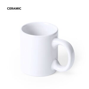 Taza de cerámica para sublimar de 80 ml - LUTIN