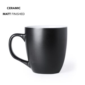 Taza publicitaria de cerámica de 440 ml - MABERY