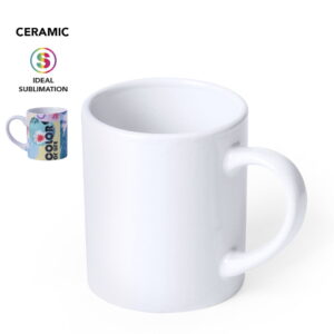 TAZA SUBLIMACIÓN DOLTEN-5183 Taza cerámica blanca para sublimar de 250ml - DOLTEN