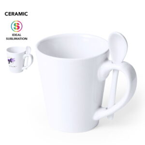 TAZA SUBLIMACIÓN KAFFIR-5184 Taza cerámica para sublimar de 350ml - KAFFIR