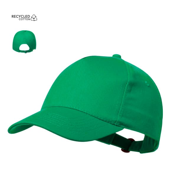 Gorra Brauner de 5 paneles en algodón reciclado 100%