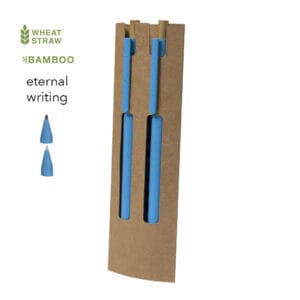 Set de bolígrafo y lápiz ecológico Okafor
